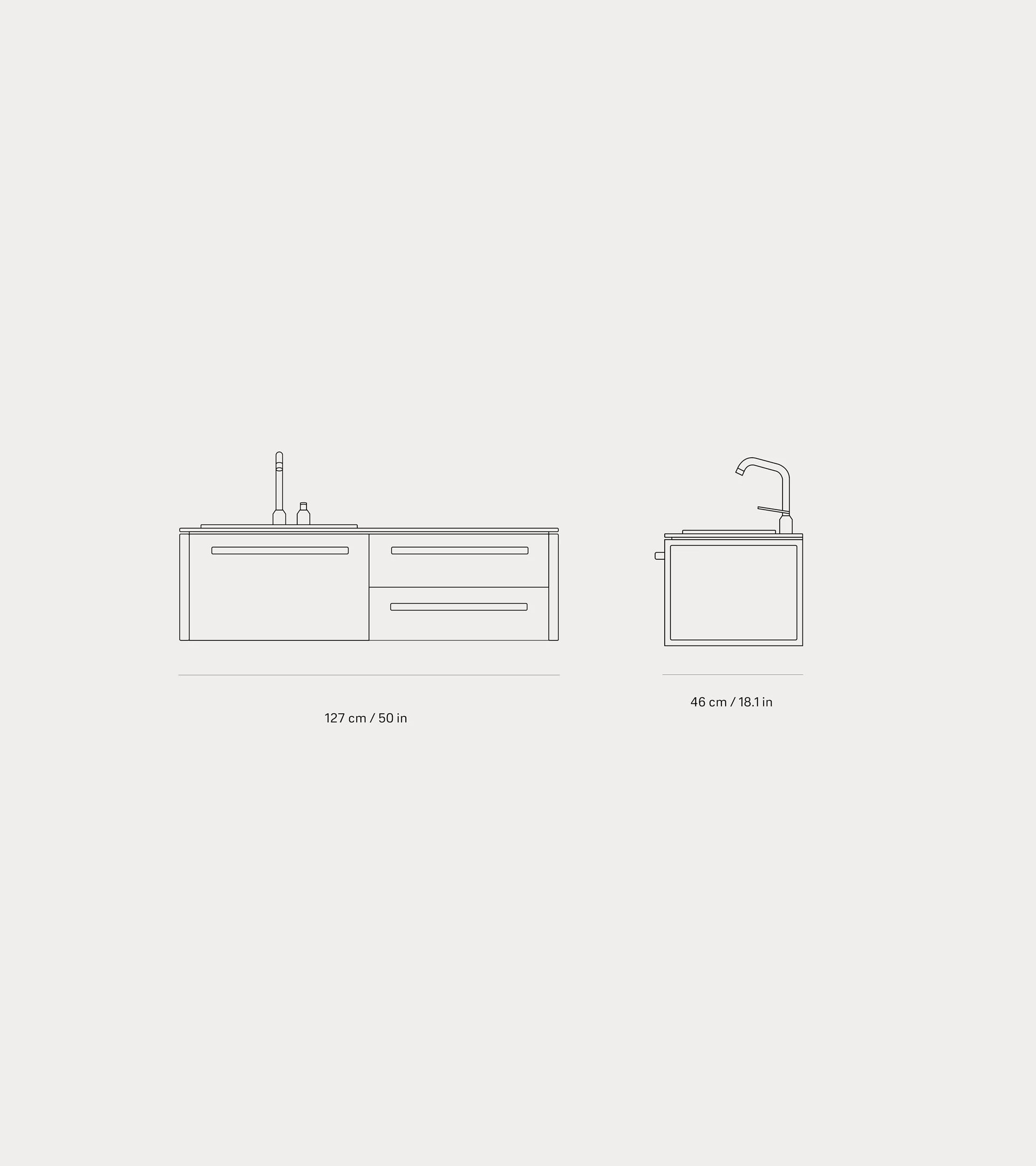 Vipp982 bath module, medium