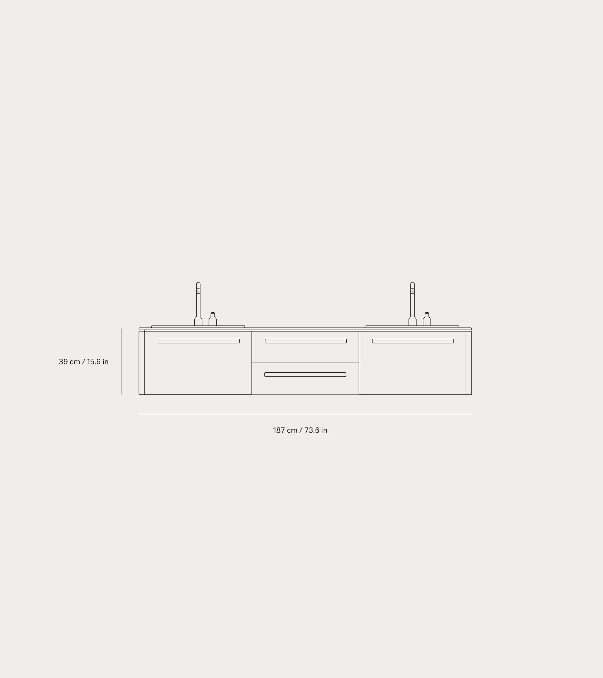 Vipp983 bath module, large