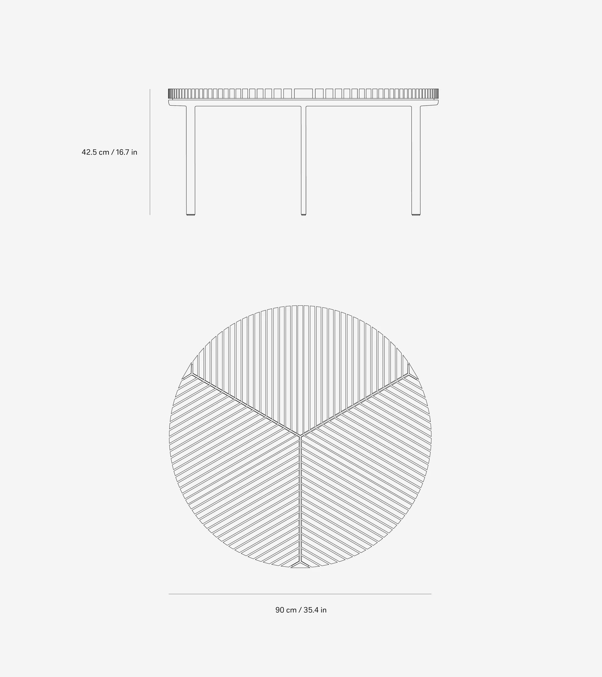 Vipp716 Open-Air Coffee Table (Teak)