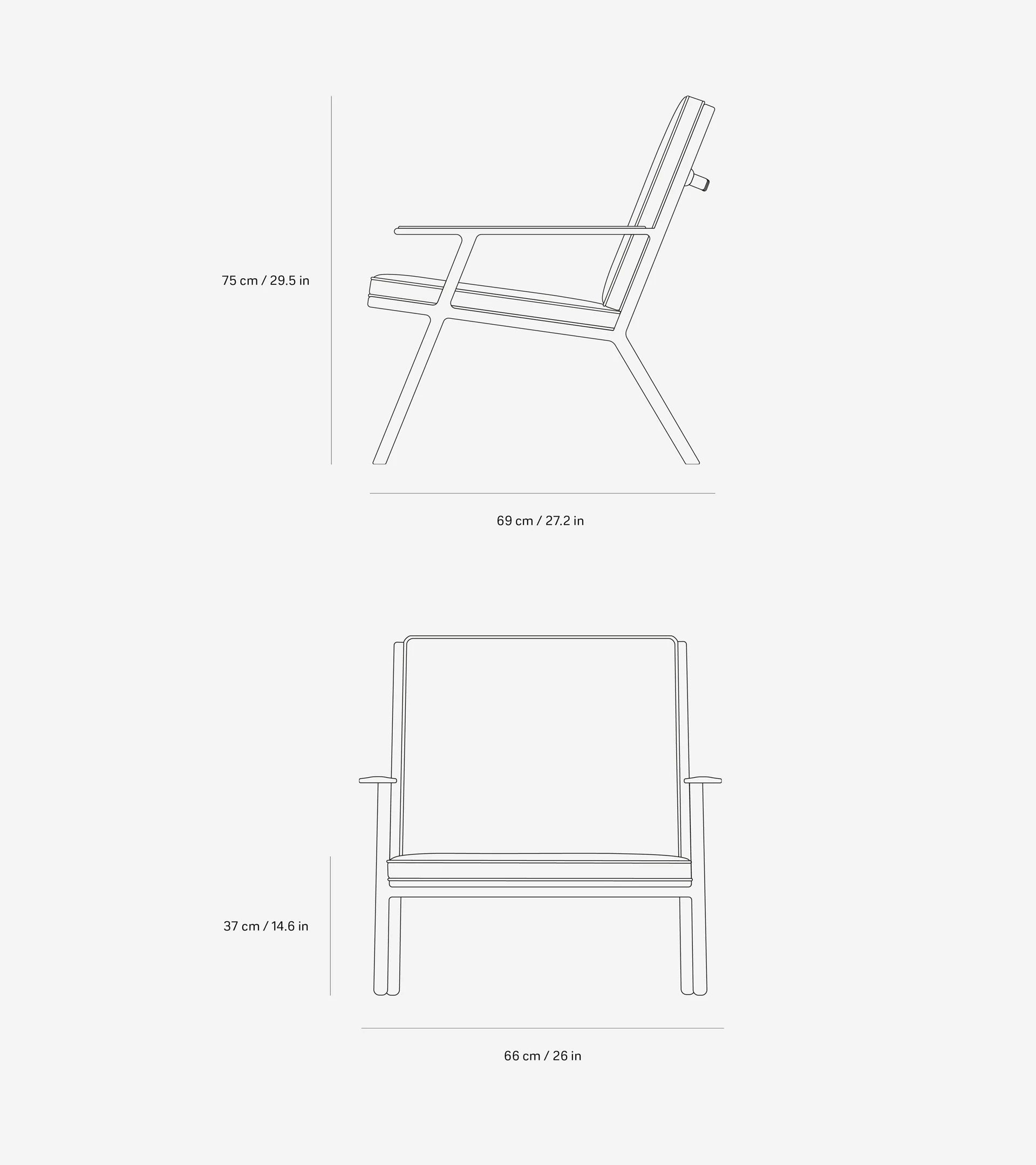 Vipp713 Open-Air Lounge Chair, Dune
